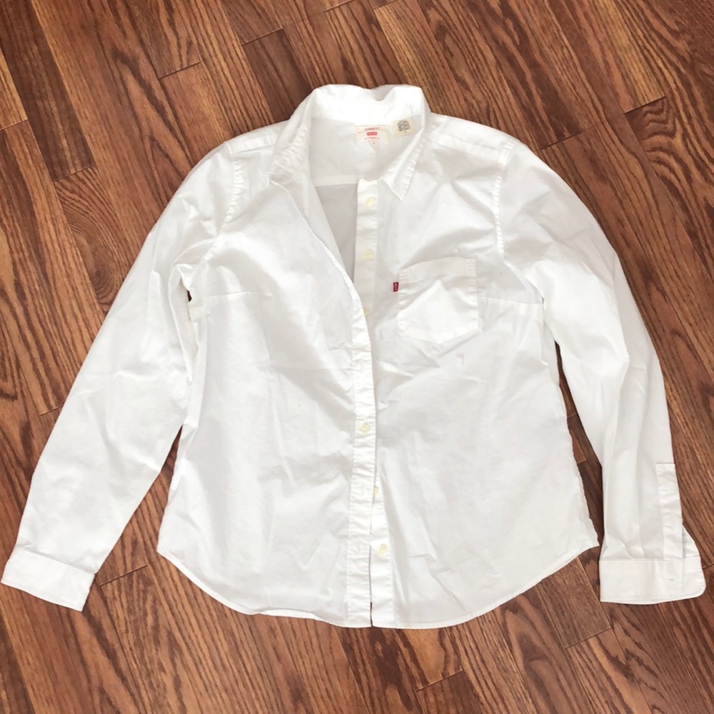 white button up